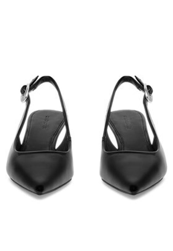 Gino Rossi Czółenka EDEN-V2020-13-2 Czarny. Kolor: czarny. Materiał: lakier, skóra