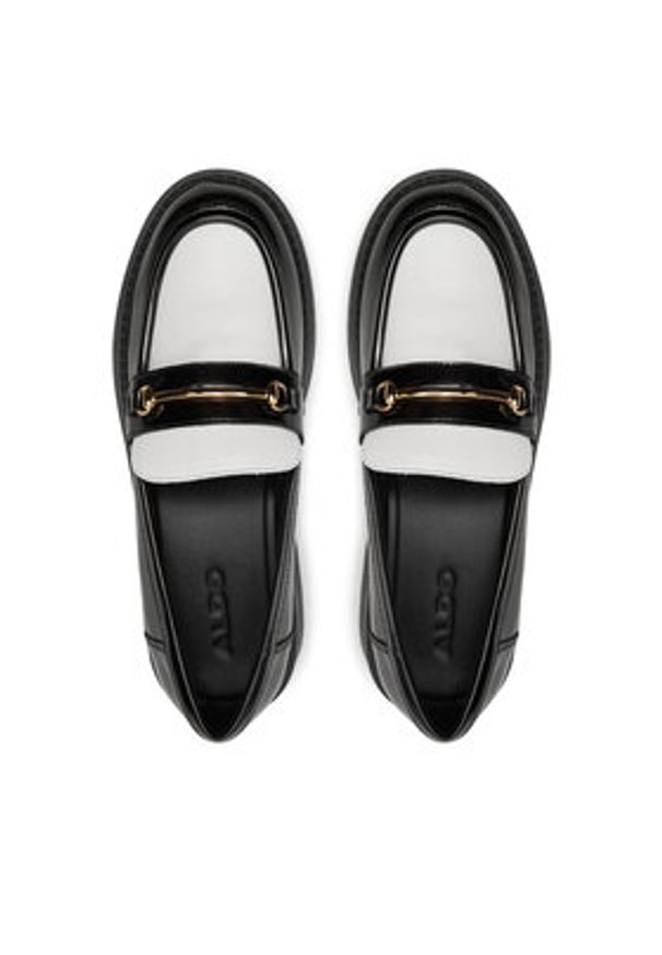 Aldo Loafersy Grundgens 13804482 Czarny. Kolor: czarny. Materiał: skóra