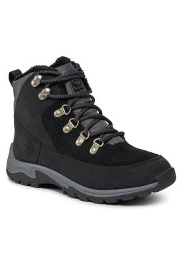 Timberland Trapery Mt. Maddsen Winter Wp Wl TB0A42TW0151 Czarny. Kolor: czarny. Materiał: nubuk, skóra