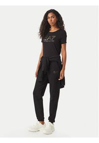 EA7 Emporio Armani T-Shirt 7W001443 AF10373 MC004 Czarny Slim Fit. Kolor: czarny. Materiał: bawełna #5
