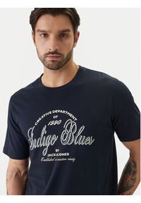 Jack & Jones T-Shirt Earchive 12297673 Granatowy Regular Fit. Kolor: niebieski. Materiał: bawełna #2