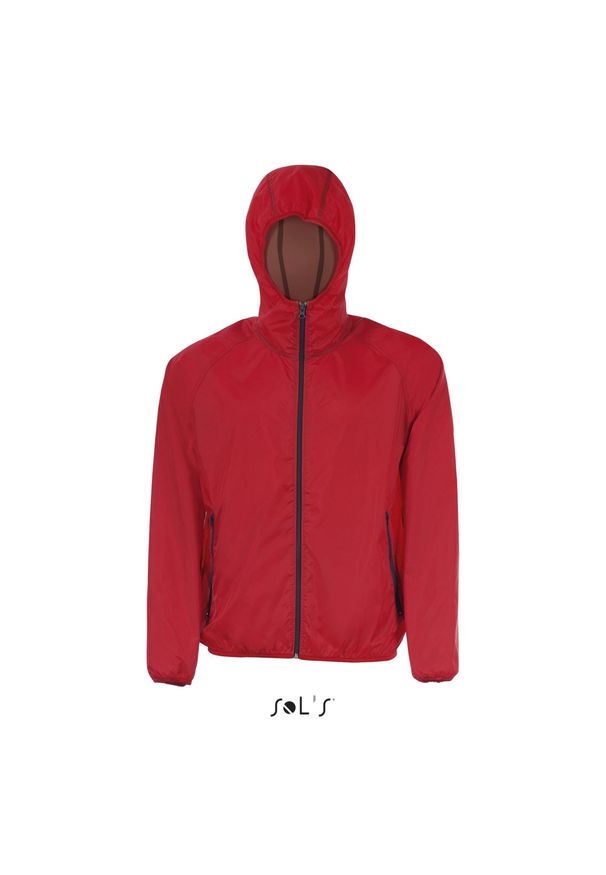 SOL'S - Windbreaker Sol's Shore. Kolor: czerwony