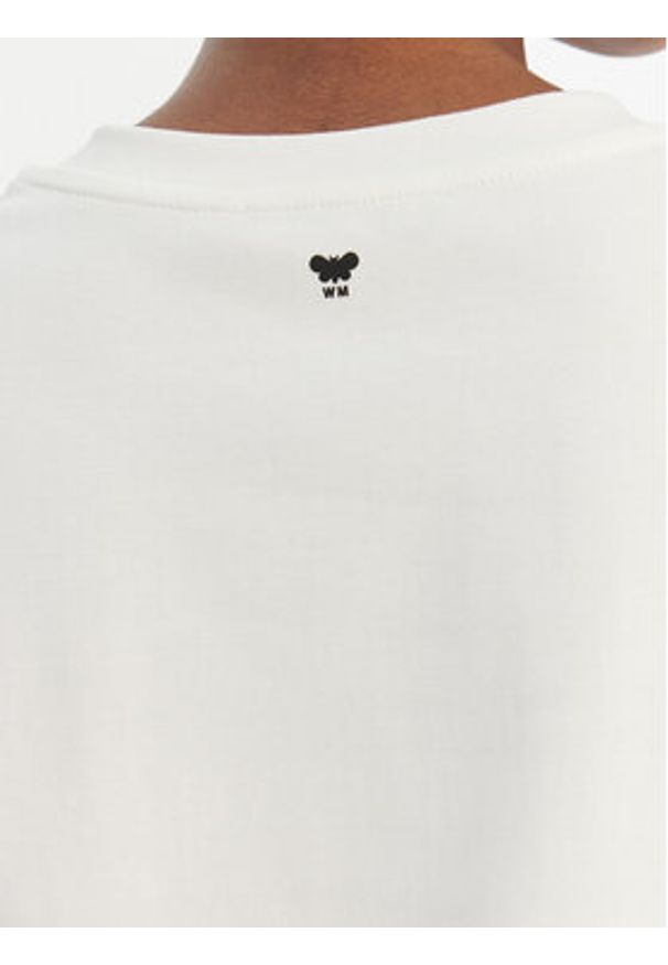 Weekend Max Mara T-Shirt Sabato 2615941112 Biały Regular Fit. Kolor: biały. Materiał: bawełna