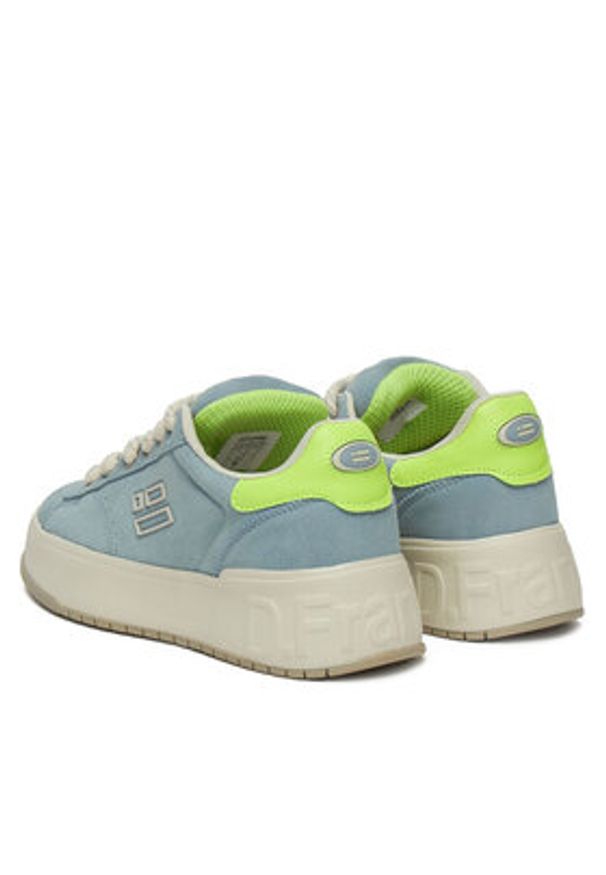 D.Franklin Sneakersy DFSH402001 Niebieski. Kolor: niebieski. Materiał: skóra, zamsz