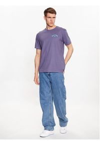 Billabong T-Shirt Arch Fill ABYZT01696 Fioletowy Regular Fit. Kolor: fioletowy. Materiał: bawełna #5