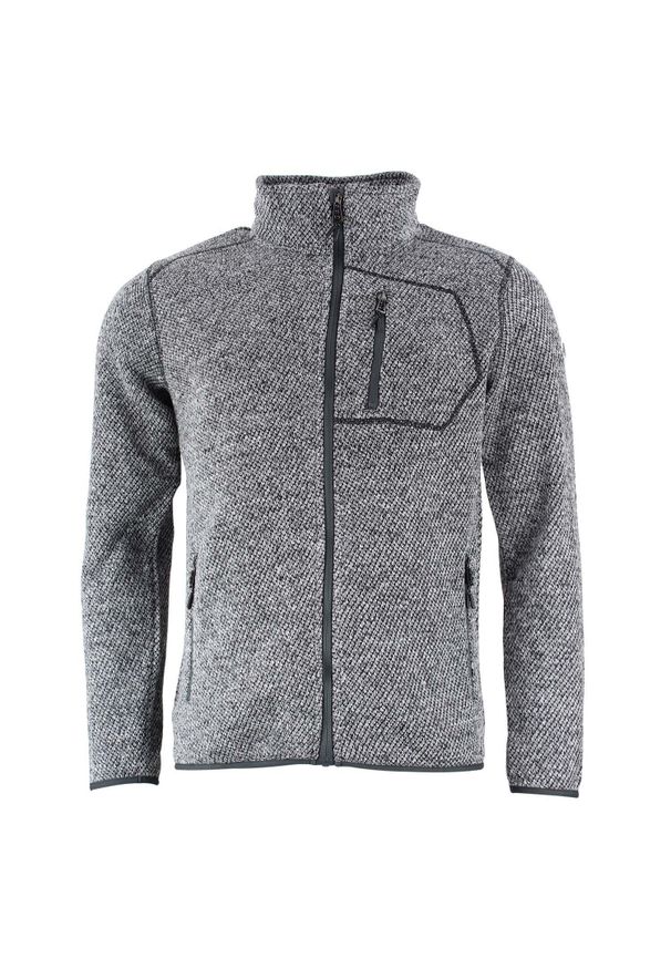 PEAK MOUNTAIN - Polar pełny zamek Peak Mountain Capino. Kolor: szary. Materiał: polar. Sezon: zima. Styl: wakacyjny