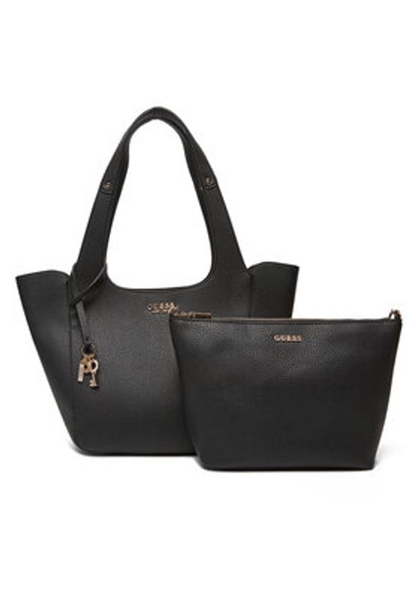 Guess Torebka Calista HWBG73 34220 Czarny. Kolor: czarny. Materiał: skórzane