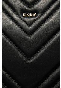 DKNY - Dkny - Torebka skórzana R94ABF95. Kolor: czarny. Materiał: skórzane. Rodzaj torebki: na ramię #2