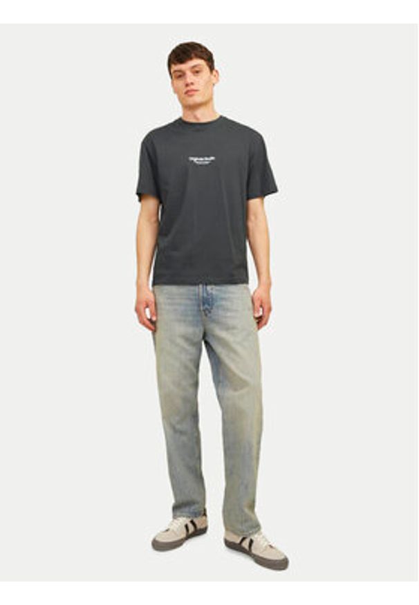 Jack & Jones T-Shirt Vesterbro 12240121 Szary Relaxed Fit. Kolor: szary. Materiał: bawełna