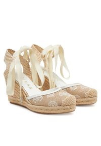 Guess Espadryle FLJCYR FAB04 Biały. Kolor: biały. Materiał: skóra