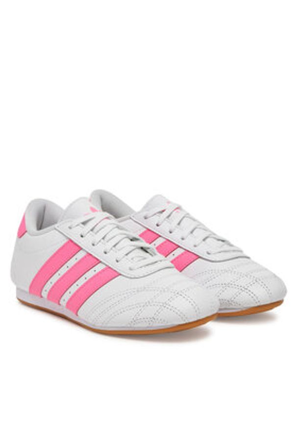 Adidas - adidas Sneakersy Taekwondo JR6805 Biały. Kolor: biały. Materiał: skóra