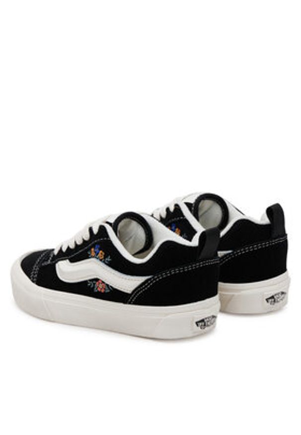 Vans Tenisówki Knu Skool VN000D75F2B1 Czarny. Kolor: czarny. Materiał: skóra, zamsz
