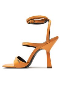 Patrizia Pepe Sandały 2X0082/L048-R824 Pomarańczowy. Kolor: pomarańczowy. Materiał: skóra #4