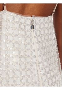 ROTATE Sukienka koktajlowa 113710800 Beżowy Slim Fit. Kolor: beżowy. Materiał: syntetyk. Styl: wizytowy #4