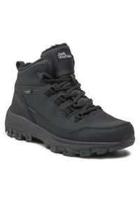Jack Wolfskin Trekkingi Everquest Texapore Mid M 4053611 Czarny. Kolor: czarny. Materiał: nubuk, skóra. Sport: turystyka piesza