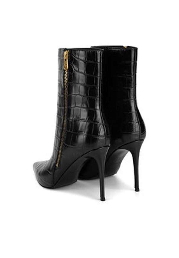 Eva Minge Botki HALA-9596-223 Czarny. Kolor: czarny. Materiał: skóra