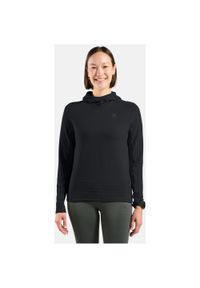 Bluza z kapturem Odlo Mid layer hoody ESSENTIAL THERMAL. Typ kołnierza: kaptur. Kolor: czarny #1