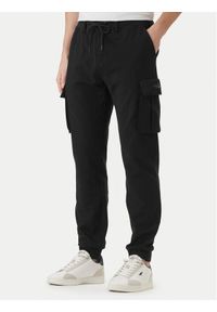 Aeronautica Militare Spodnie dresowe 261PF1020UF00674 Czarny Regular Fit. Kolor: czarny. Materiał: bawełna #1