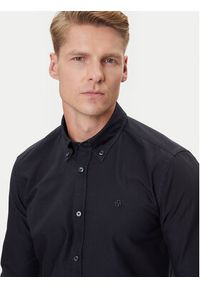 BOSS Koszula H-Roan 50544917 Granatowy Slim Fit. Kolor: niebieski. Materiał: bawełna #4