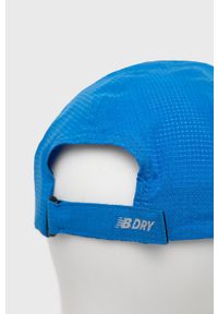 New Balance czapka LAH13002SBU z nadrukiem. Kolor: niebieski. Wzór: nadruk #2