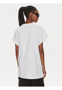 Pinko T-Shirt 103138 A1P7 Biały Relaxed Fit. Kolor: biały. Materiał: bawełna
