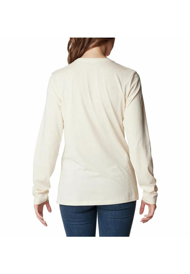 columbia - Koszulka z długiem rękawem Damska Columbia Hidden Haven LS Tee Longsleeve. Kolor: beżowy. Długość rękawa: długi rękaw. Sport: turystyka piesza