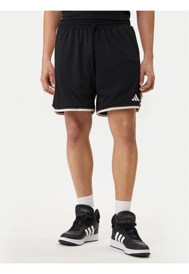 Adidas - adidas Szorty sportowe Stadium JZ6858 Czarny Regular Fit. Kolor: czarny. Materiał: syntetyk. Styl: sportowy