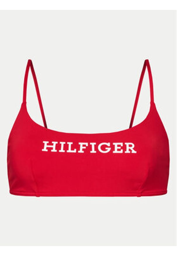 TOMMY HILFIGER - Tommy Hilfiger Góra od bikini UW0UW05302 Czerwony. Kolor: czerwony. Materiał: syntetyk