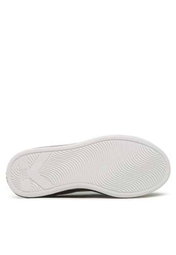 Karl Lagerfeld - KARL LAGERFELD Sneakersy KL62631D Biały. Kolor: biały. Materiał: skóra
