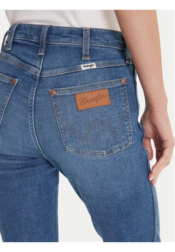 Wrangler Jeansy Sienna 112362641 Niebieski Slim Fit. Kolor: niebieski