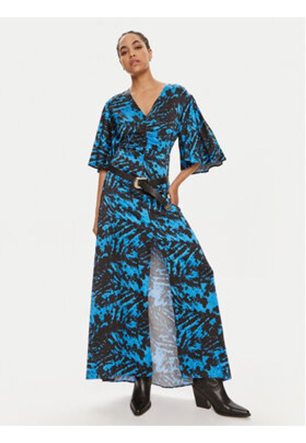 GESTUZ - Gestuz Sukienka codzienna Blakey 10909117 Niebieski Loose Fit. Okazja: na co dzień. Kolor: niebieski. Materiał: wiskoza. Typ sukienki: proste. Styl: casual