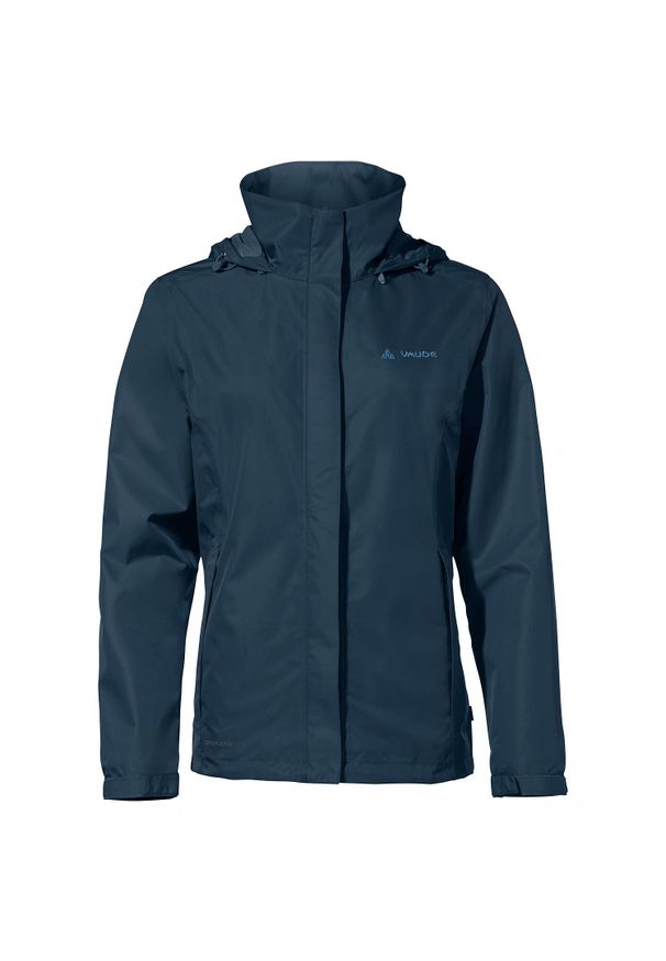 Kurtka przeciwdeszczowa damska Vaude Escape Light Jacket. Kolor: niebieski. Sport: turystyka piesza