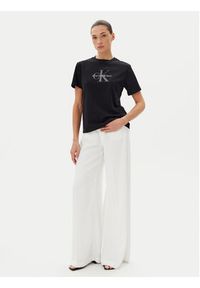 Calvin Klein Jeans T-Shirt Hero LV047B865G Czarny Regular Fit. Kolor: czarny. Materiał: bawełna #5