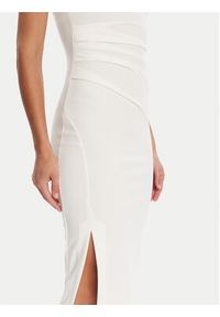 Rinascimento Sukienka koktajlowa CFC0125330003 Biały Slim Fit. Kolor: biały. Materiał: syntetyk. Styl: wizytowy #4