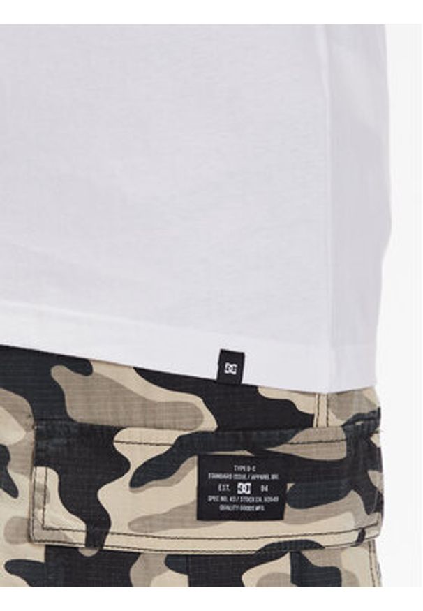 DC Shoes T-Shirt Quality Goods ADYZT05235 Biały Relaxed Fit. Kolor: biały. Materiał: bawełna
