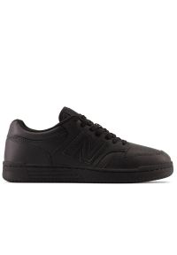 Buty New Balance BB480L3B - czarne. Okazja: na co dzień. Kolor: czarny. Materiał: materiał, skóra, syntetyk. Szerokość cholewki: normalna. Sport: koszykówka, turystyka piesza
