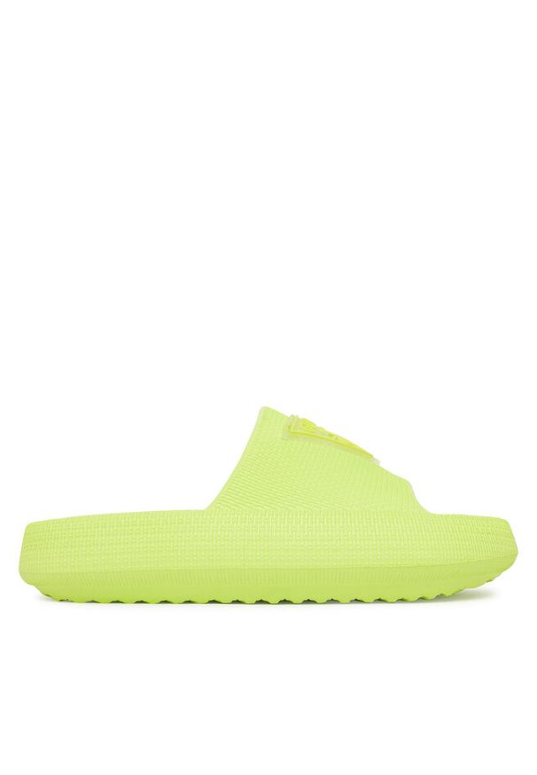 Klapki Guess. Kolor: zielony