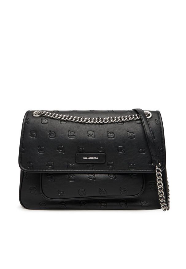 Karl Lagerfeld - KARL LAGERFELD Torebka A3W30108 Czarny. Kolor: czarny. Materiał: skórzane