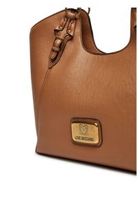 Love Moschino - LOVE MOSCHINO Torebka JC4270PP0LKB0208 Brązowy. Kolor: brązowy. Materiał: skórzane