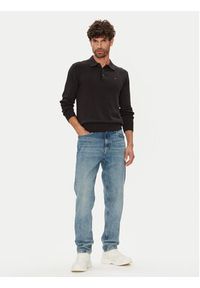 Tommy Jeans Sweter Essential DM0DM20304 Czarny Slim Fit. Kolor: czarny. Materiał: bawełna #4