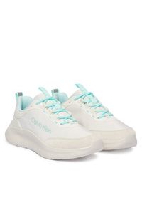 Calvin Klein Sneakersy Light Eva Run Ess Lac Ny-Su Wmn HW0HW03293 Biały. Kolor: biały. Materiał: materiał. Sport: bieganie #4