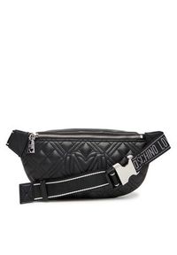 Love Moschino - LOVE MOSCHINO Saszetka nerka JC4003PP1NLA000B Czarny. Kolor: czarny. Materiał: skóra