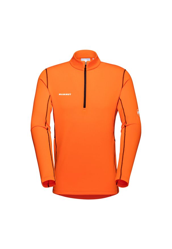 Bluza trekkingowa męska Mammut Aenergy ML Half Zip Pull. Kolor: pomarańczowy