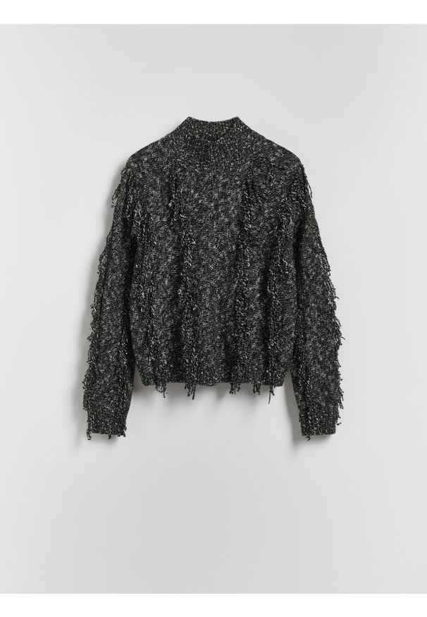 Reserved - Sweter z wełną - wielobarwny. Materiał: wełna