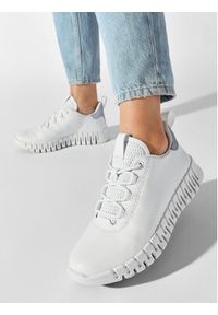 ecco - ECCO Sneakersy GRUUV W 21820360718 Biały. Kolor: biały. Materiał: skóra #3
