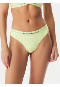 TOMMY HILFIGER - Tommy Hilfiger Dół od bikini UW0UW06364 Żółty jasny. Kolor: żółty. Materiał: syntetyk #1