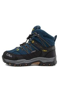 CMP Trekkingi Kids Rigel Mid Trekking Shoe Wp 3Q12944 Granatowy. Kolor: niebieski. Materiał: zamsz, skóra