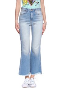 Wrangler - WRANGLER RETRO CROP FLARE FIJI W242FH127. Stan: podwyższony. Styl: retro #9