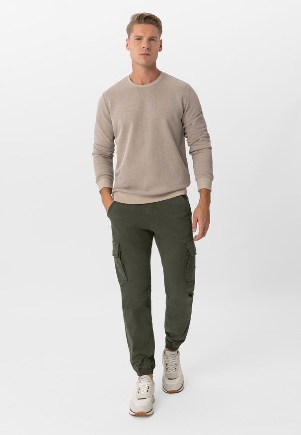 Volcano - Spodnie bojówki, Regular Fit, R-ALPIN. Materiał: materiał. Styl: sportowy