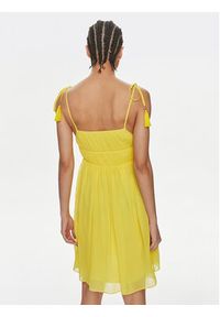 Patrizia Pepe Sukienka letnia 2A2714/A061-Y447 Żółty Regular Fit. Kolor: żółty. Materiał: syntetyk. Sezon: lato #3